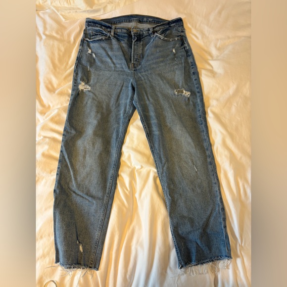 Women’s old navy size 14 extra high rise straight leg jeans - Picture 1 of 6